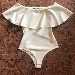 Off the shoulder bodysuit